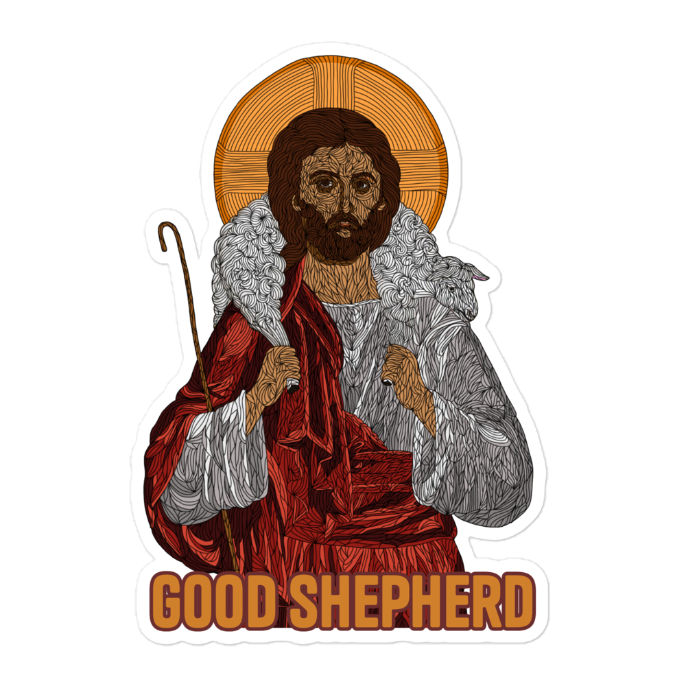 GOOD SHEPHERD Bubble-free stickers